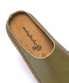 PEVENSEY OLIVE GREEN LEATHER