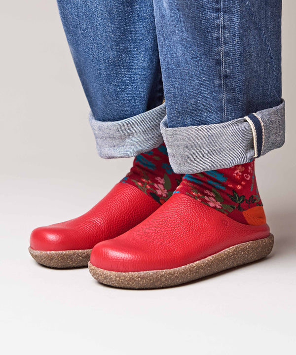 PEVENSEY RED LEATHER