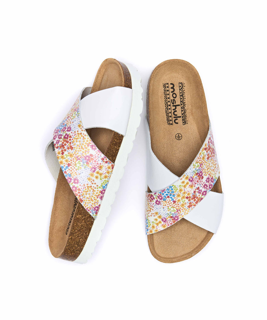 MARGATE PRINT WHITE FLORAL SMOOTH