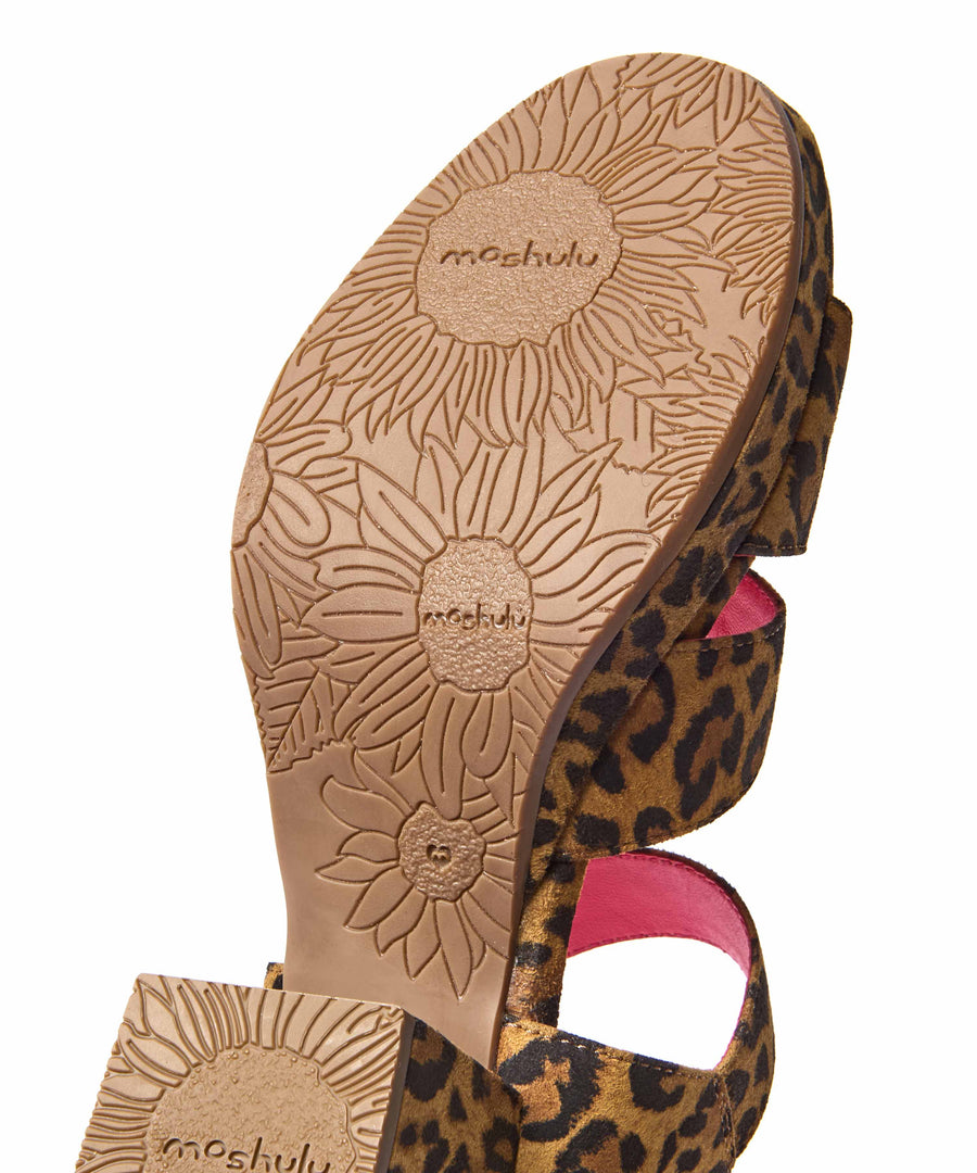 ARANIKO LEOPARD PRINT SUEDE