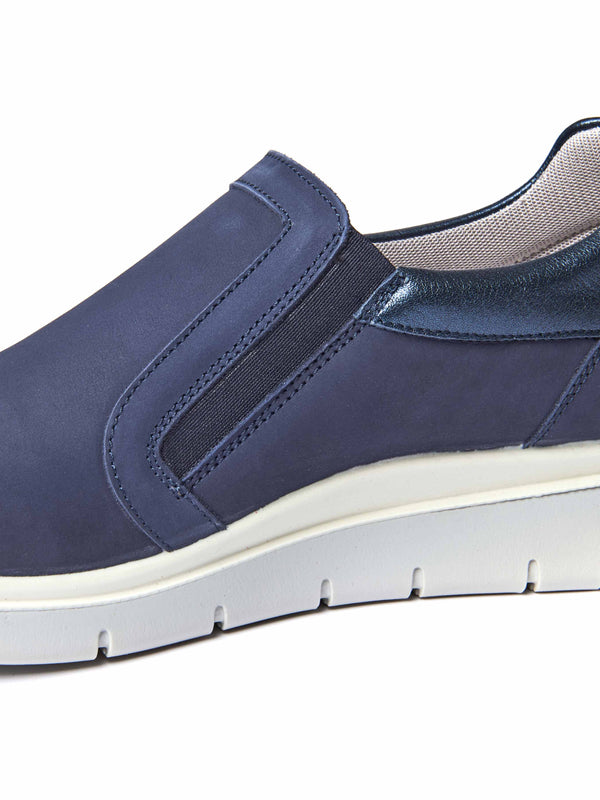 CRESSIDA INDIGO NUBUCK