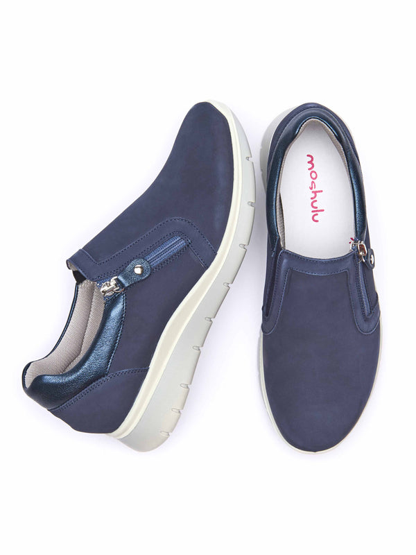 CRESSIDA INDIGO NUBUCK