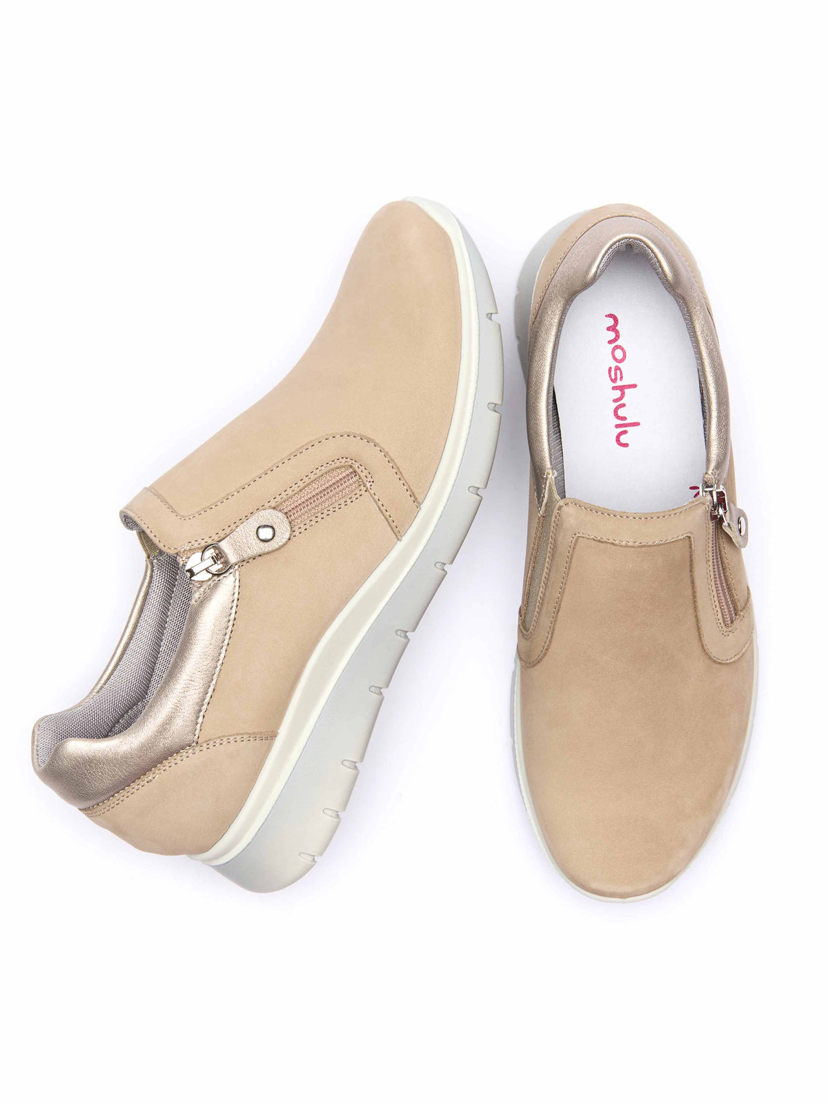CRESSIDA TAUPE NUBUCK