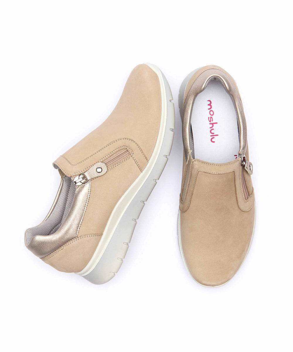 CRESSIDA TAUPE NUBUCK