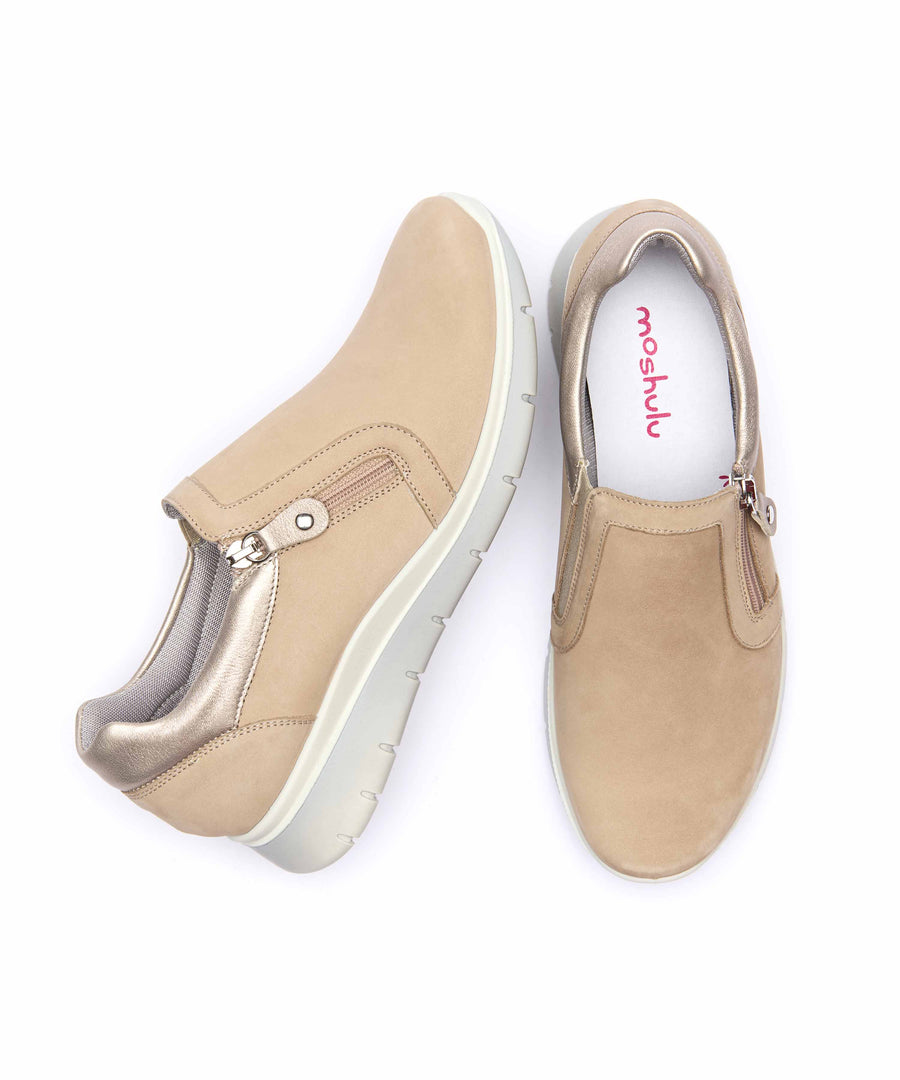CRESSIDA TAUPE NUBUCK