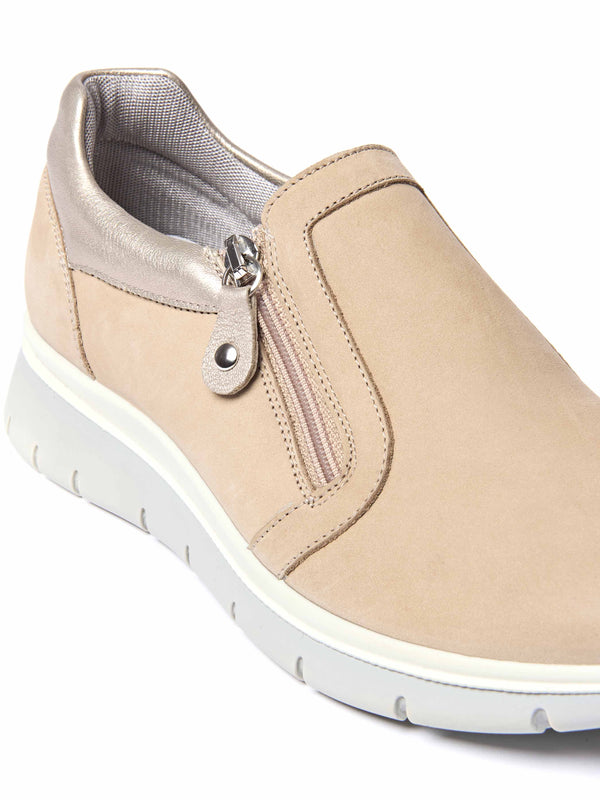 CRESSIDA TAUPE NUBUCK