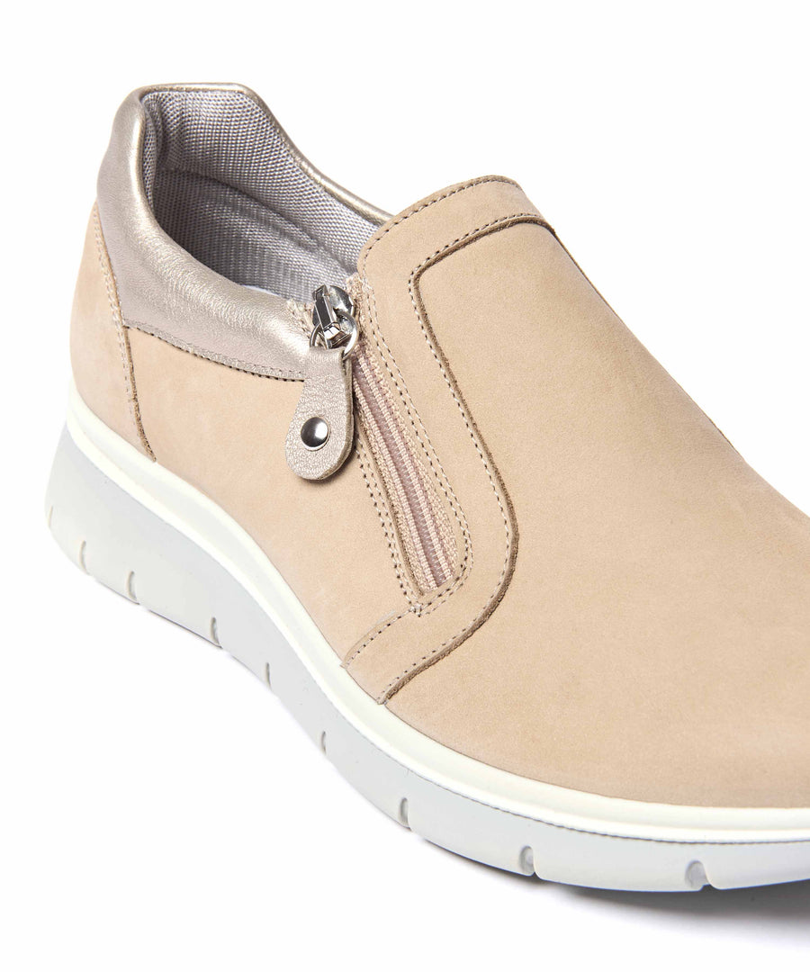 CRESSIDA TAUPE NUBUCK