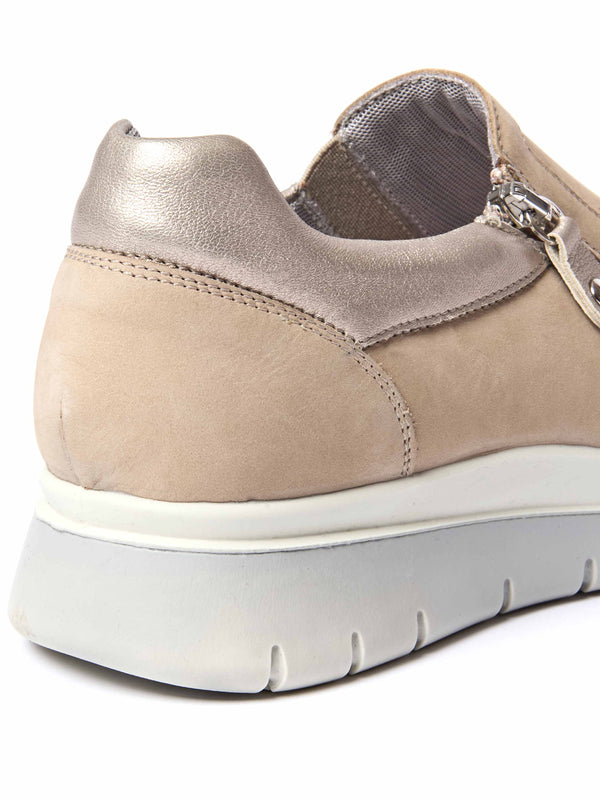 CRESSIDA TAUPE NUBUCK