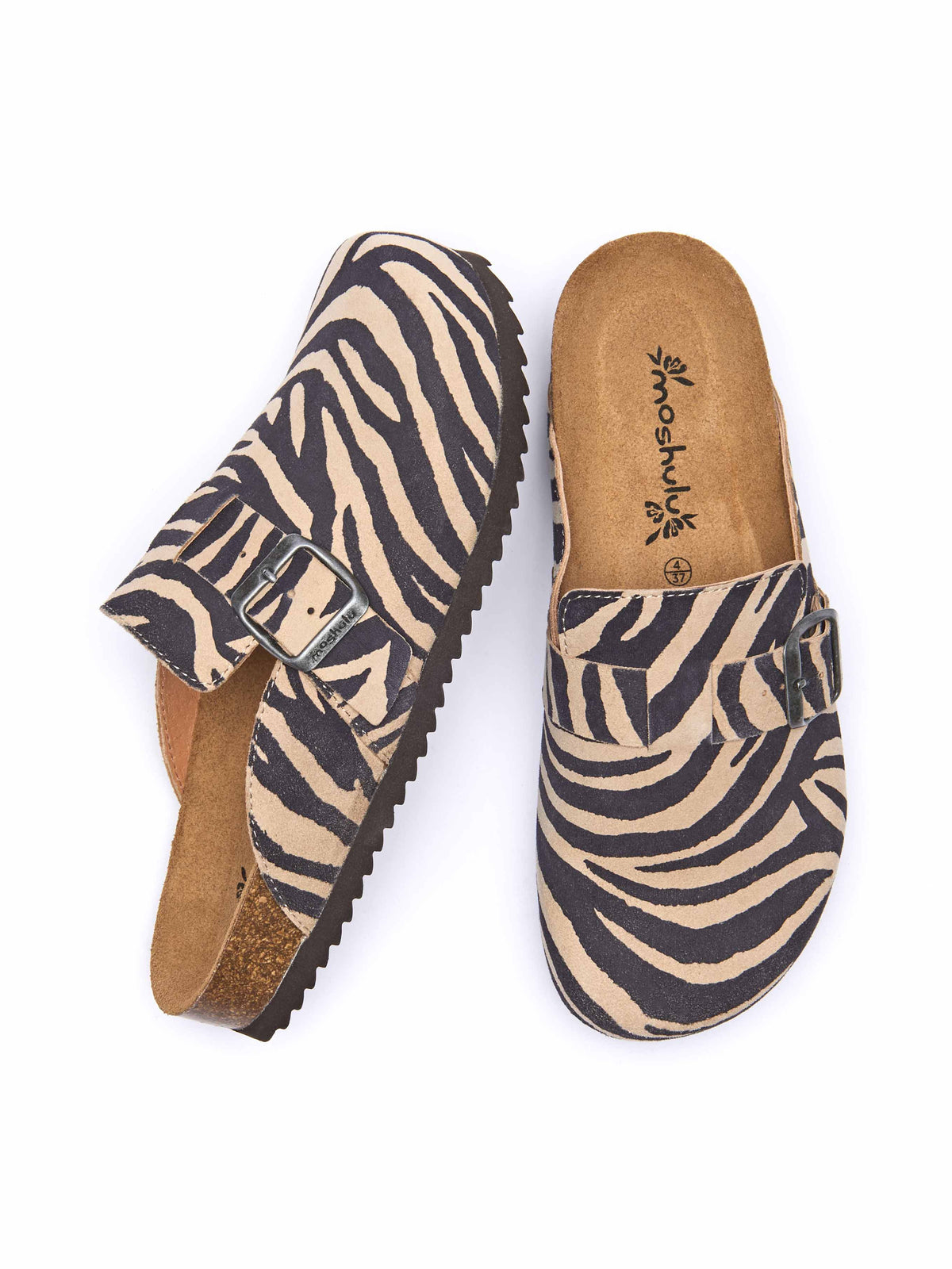 TULIPA 2 ZEBRA PRINT SUEDE