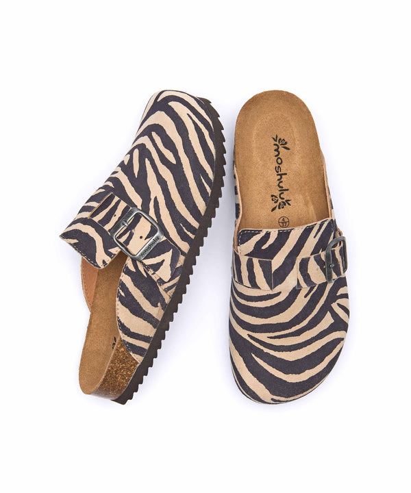 TULIPA 2 ZEBRA PRINT SUEDE