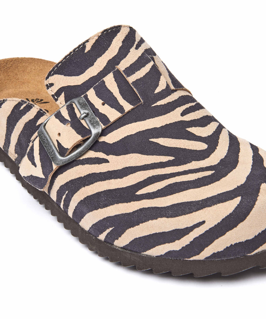 TULIPA 2 ZEBRA PRINT SUEDE