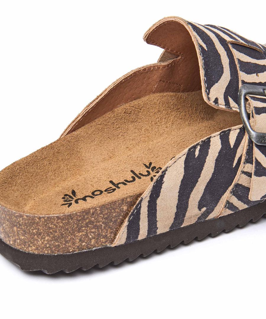 TULIPA 2 ZEBRA PRINT SUEDE