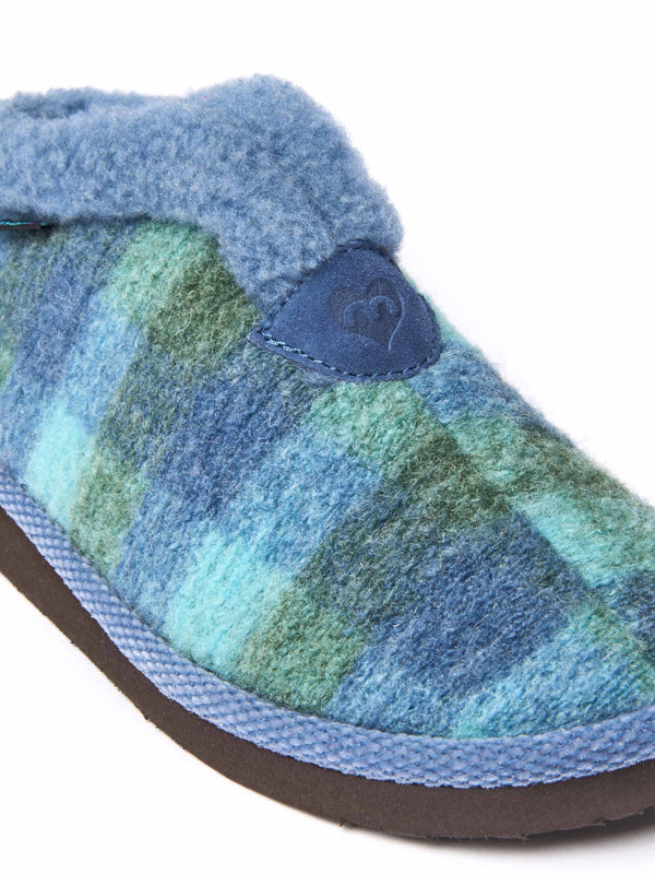 NANIS BLUE PLAID