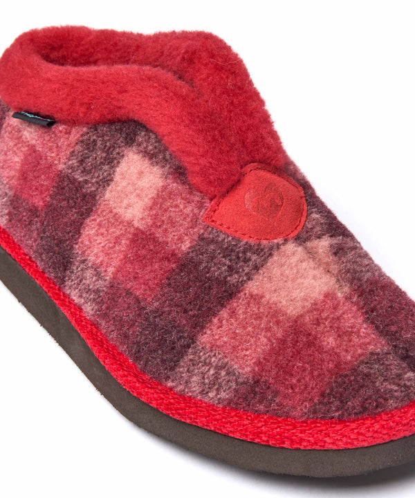 NANIS RED PLAID