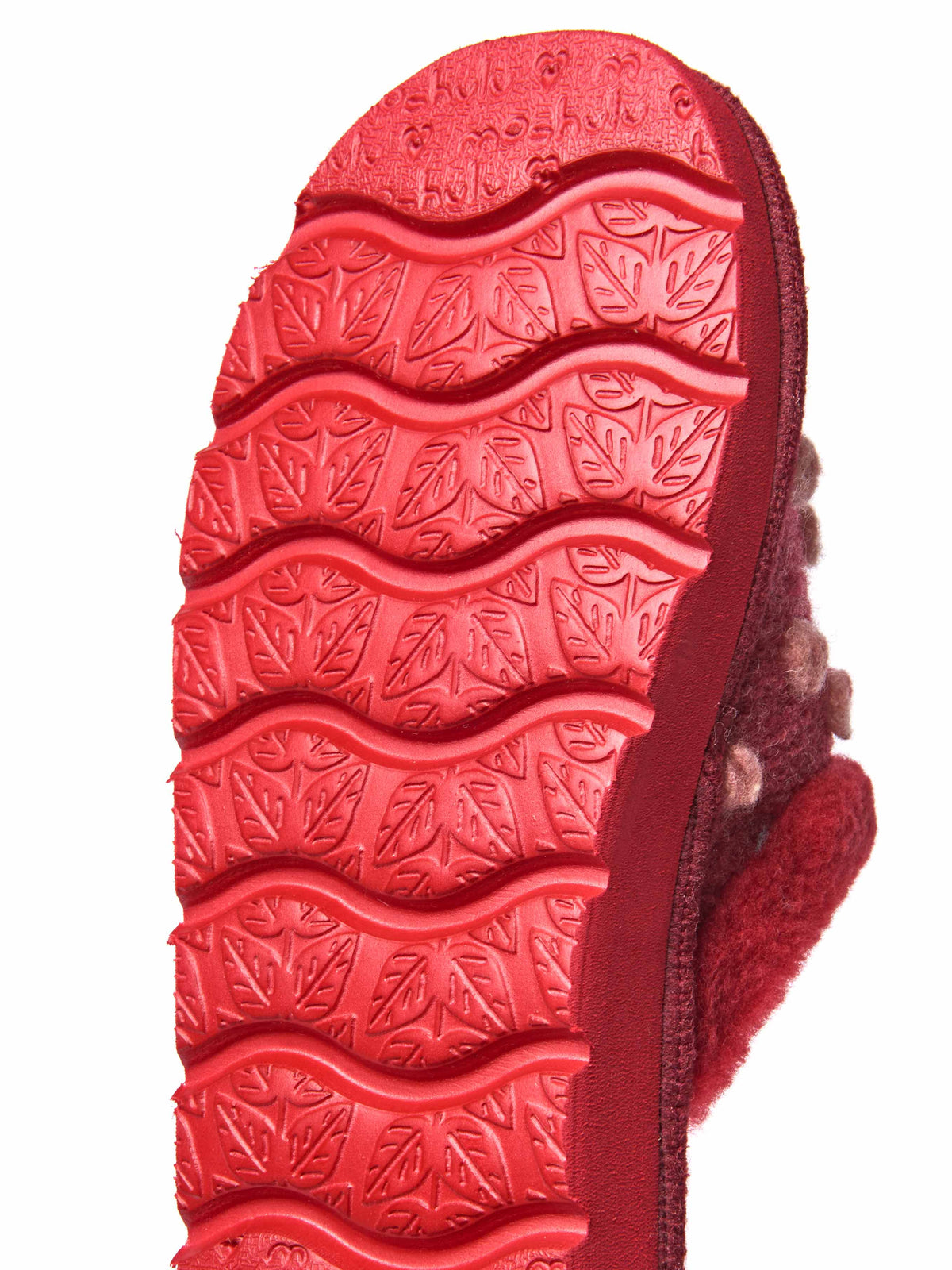Red colourful spotty mule slippers - MALIA REMIX RED