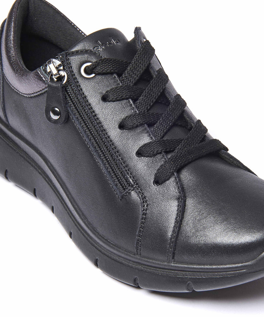 KENSEY BLACK LEATHER