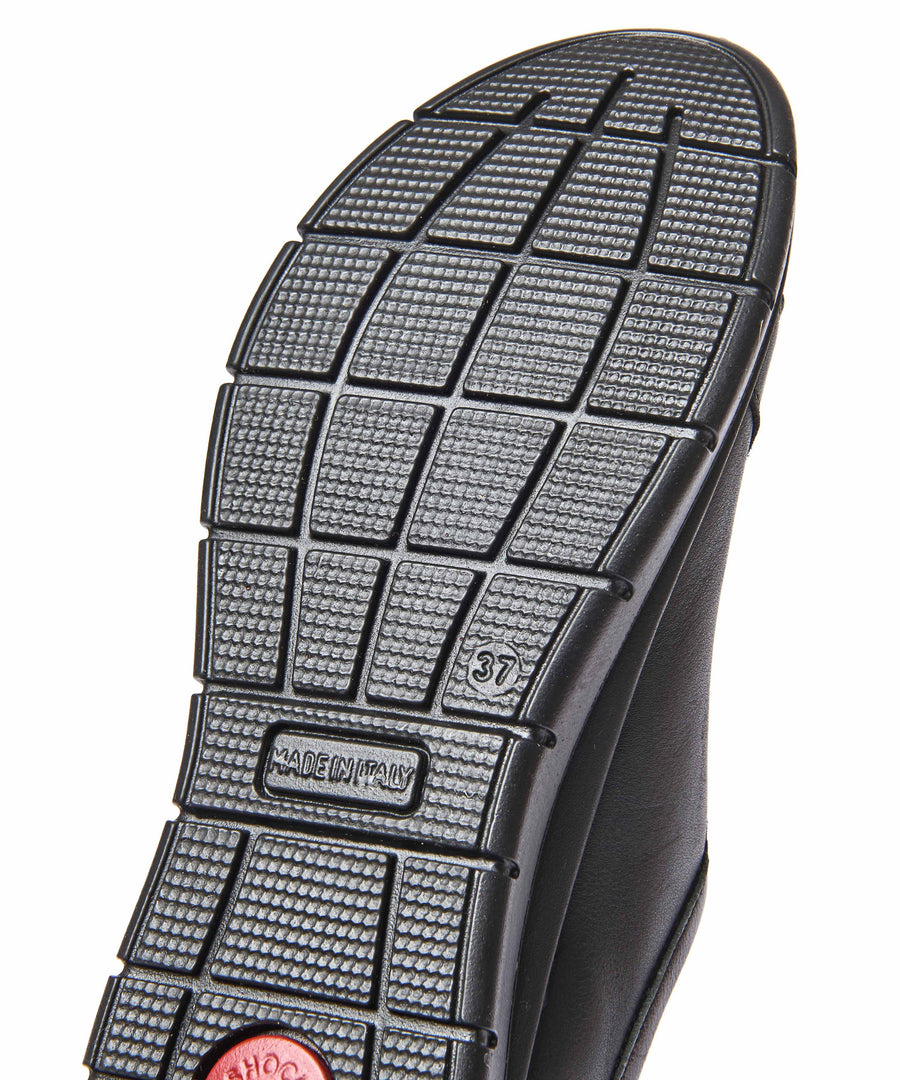 KENSEY BLACK LEATHER