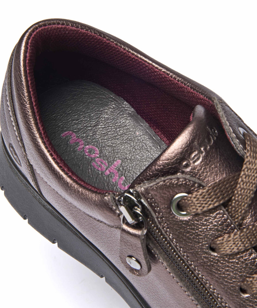 KENSEY BRONZE METALLIC LEATHER