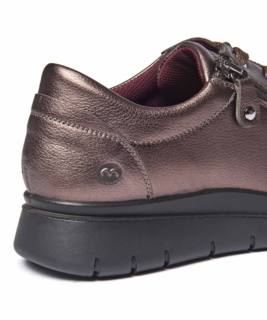 KENSEY BRONZE METALLIC LEATHER