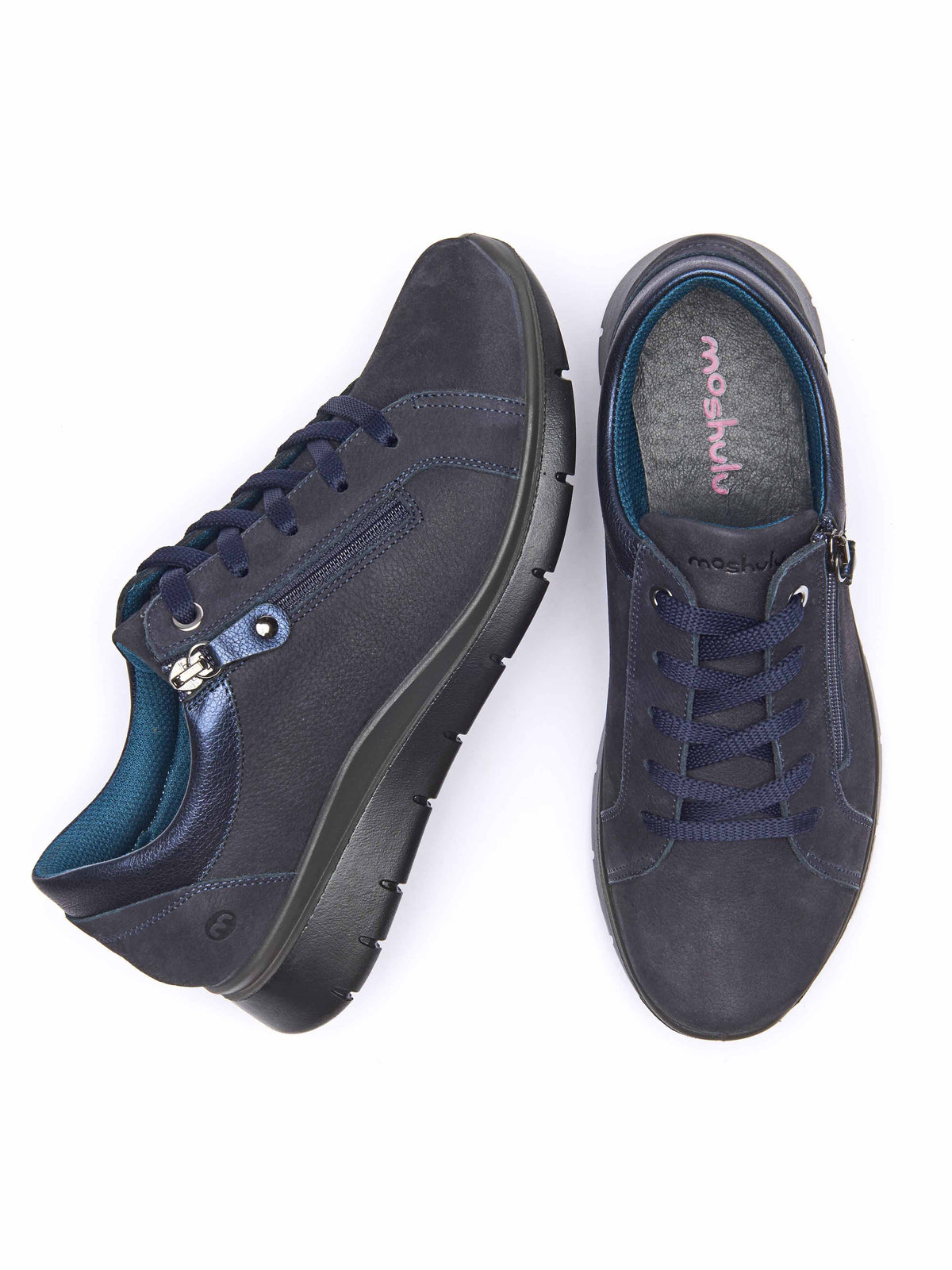 casual lightweight trainers - KENSEY DARK INDIGO NUBUCK
