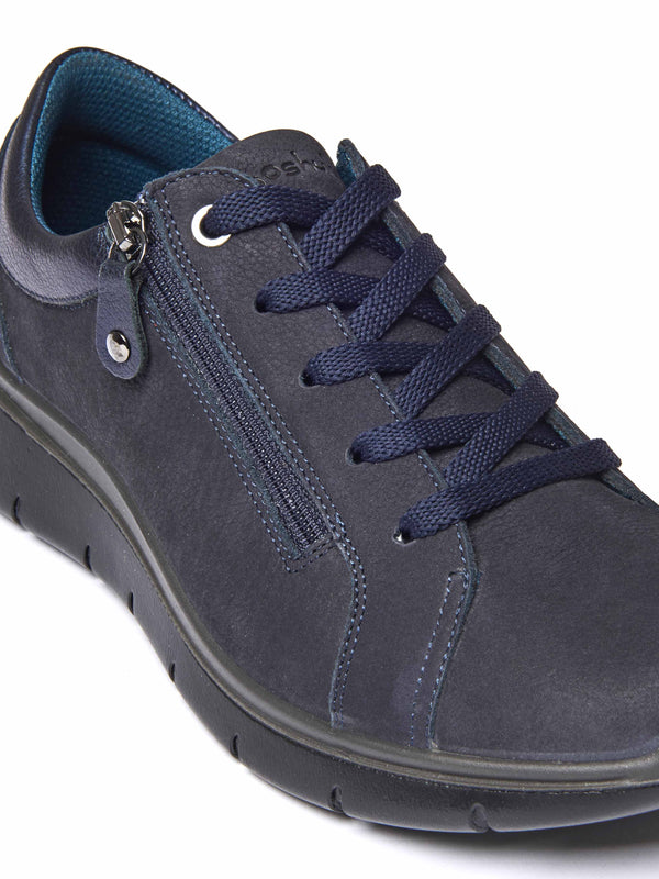 casual lightweight trainers - KENSEY DARK INDIGO NUBUCK