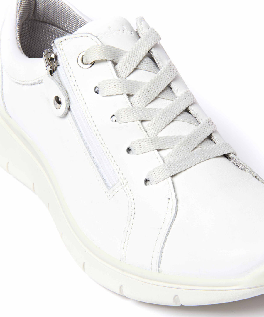 KENSEY WHITE LEATHER