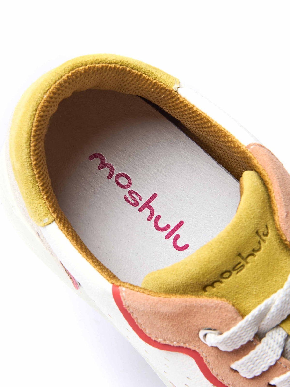 TERESA WHITE/PAPAYA LEATHER