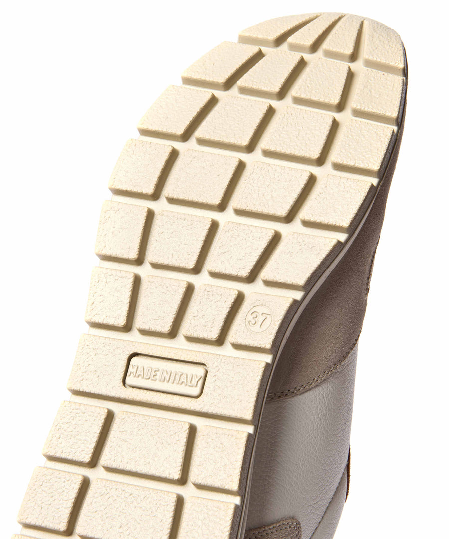 TERESA WHITE/PAPAYA LEATHER