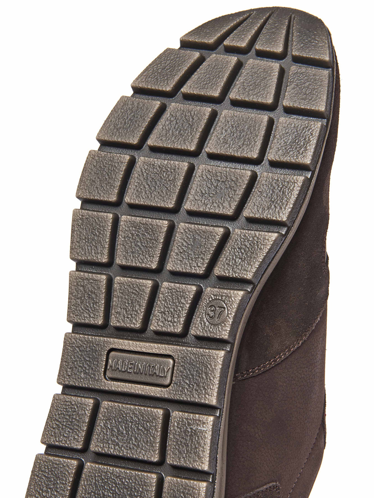 Brown lace up mesh panel trainers - TERESA BROWN SUEDE/NUBUCK