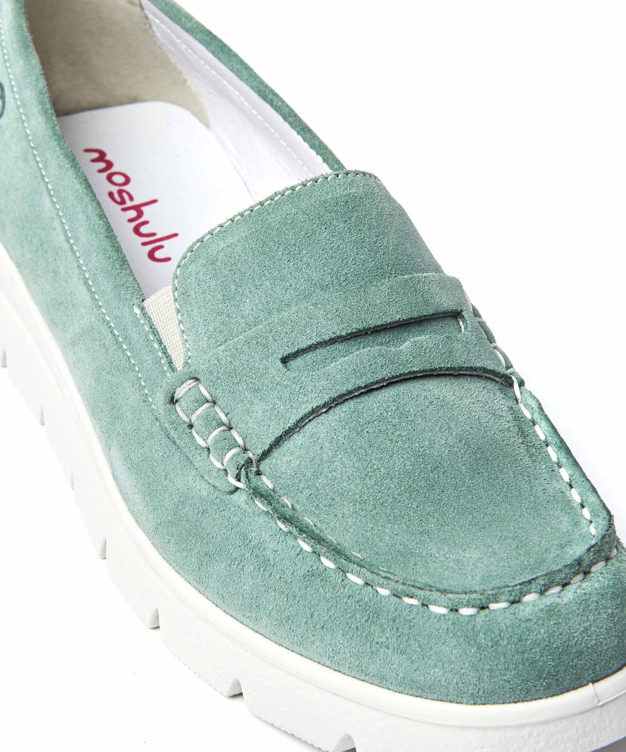 SHEARWATER SEA MIST SUEDE