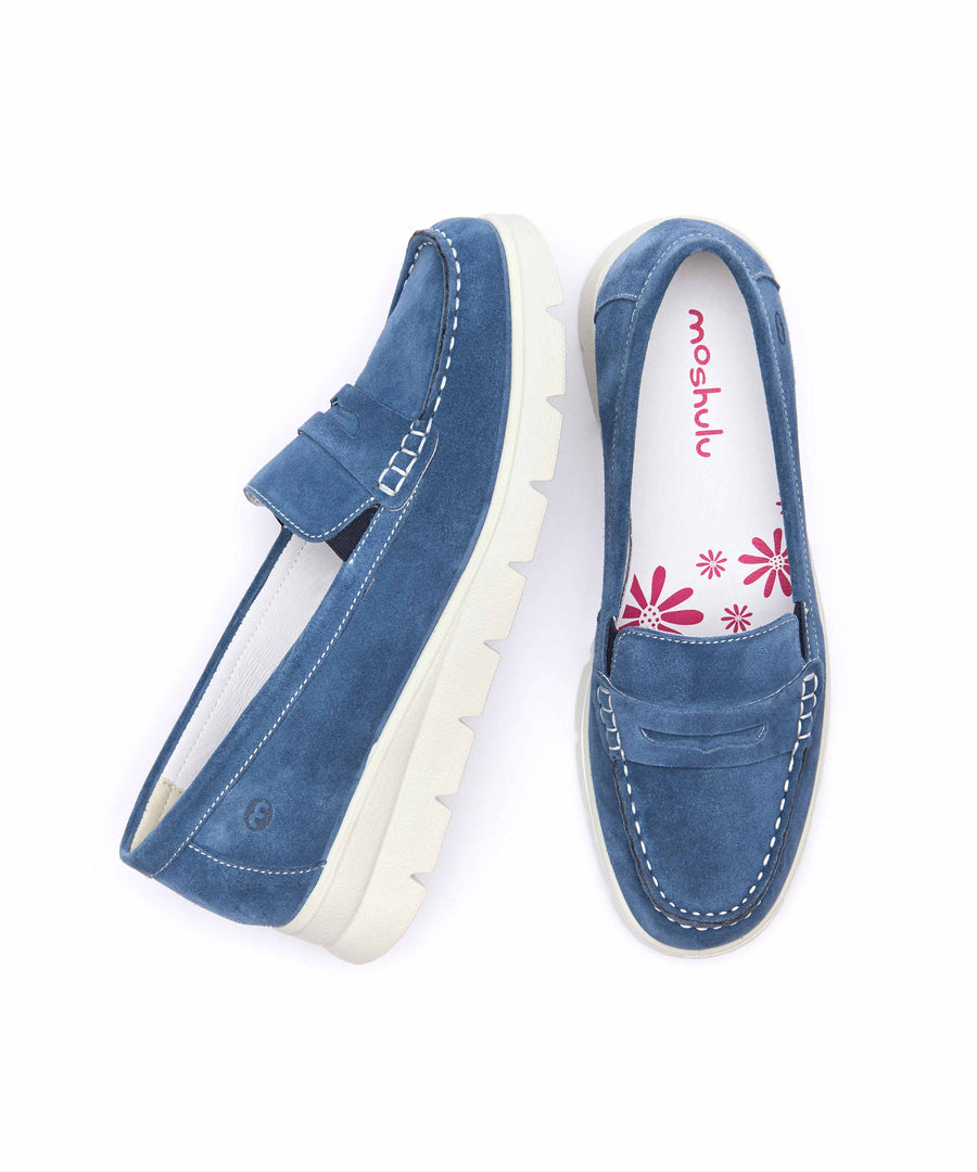 SHEARWATER DENIM SUEDE