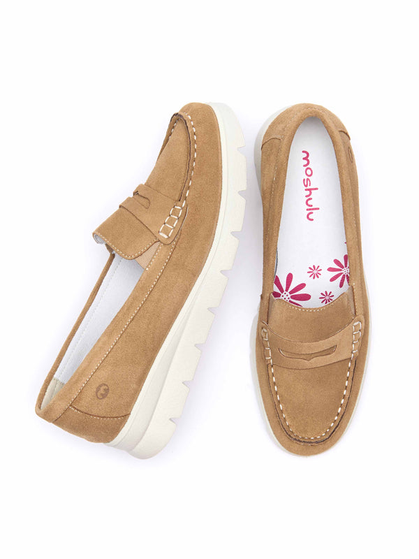 SHEARWATER HONEY TAN SUEDE