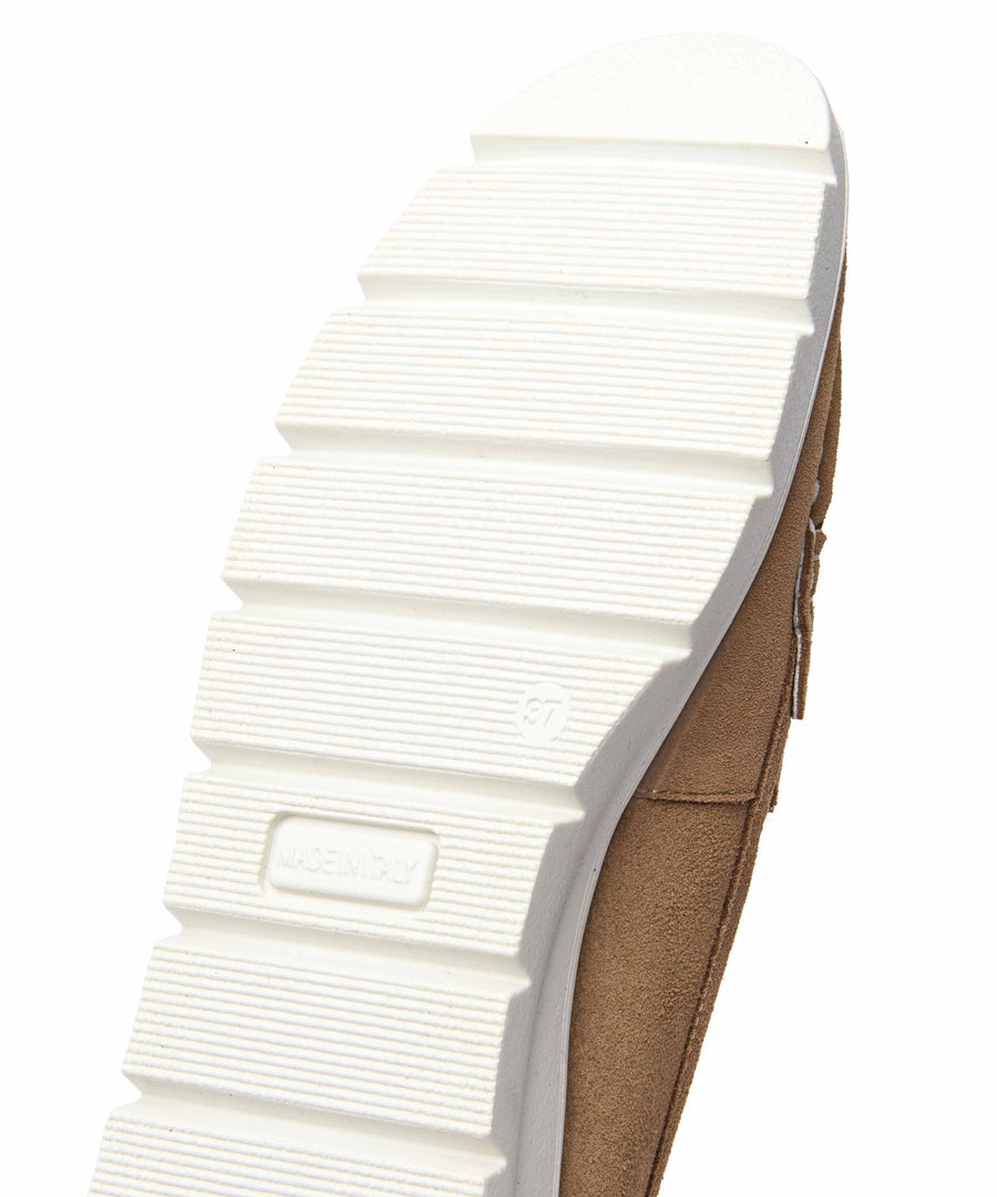 SHEARWATER HONEY TAN SUEDE