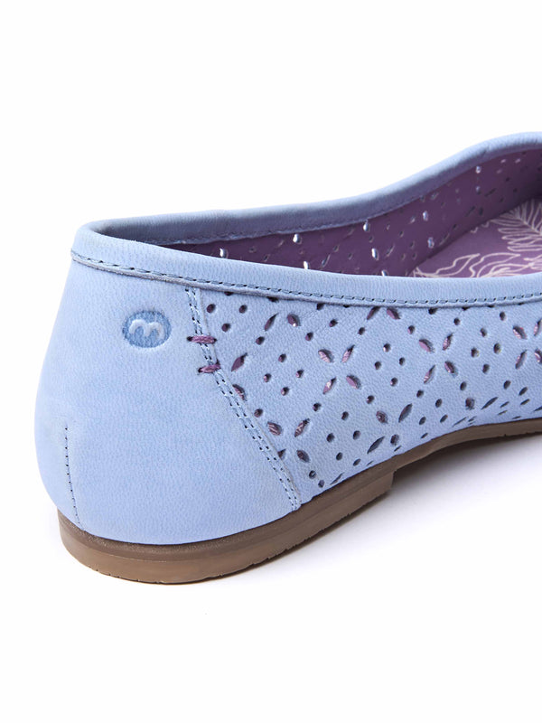 SENARA CORNFLOWER BLUE NUBUCK