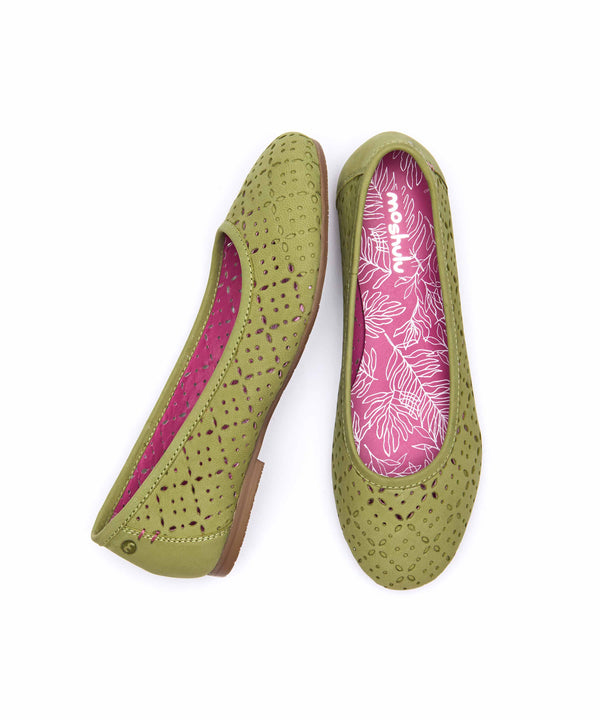 SENARA LICHEN GREEN NUBUCK