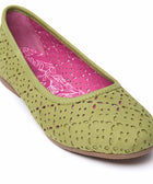 SENARA LICHEN GREEN NUBUCK
