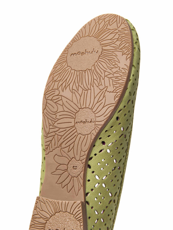 SENARA LICHEN GREEN NUBUCK