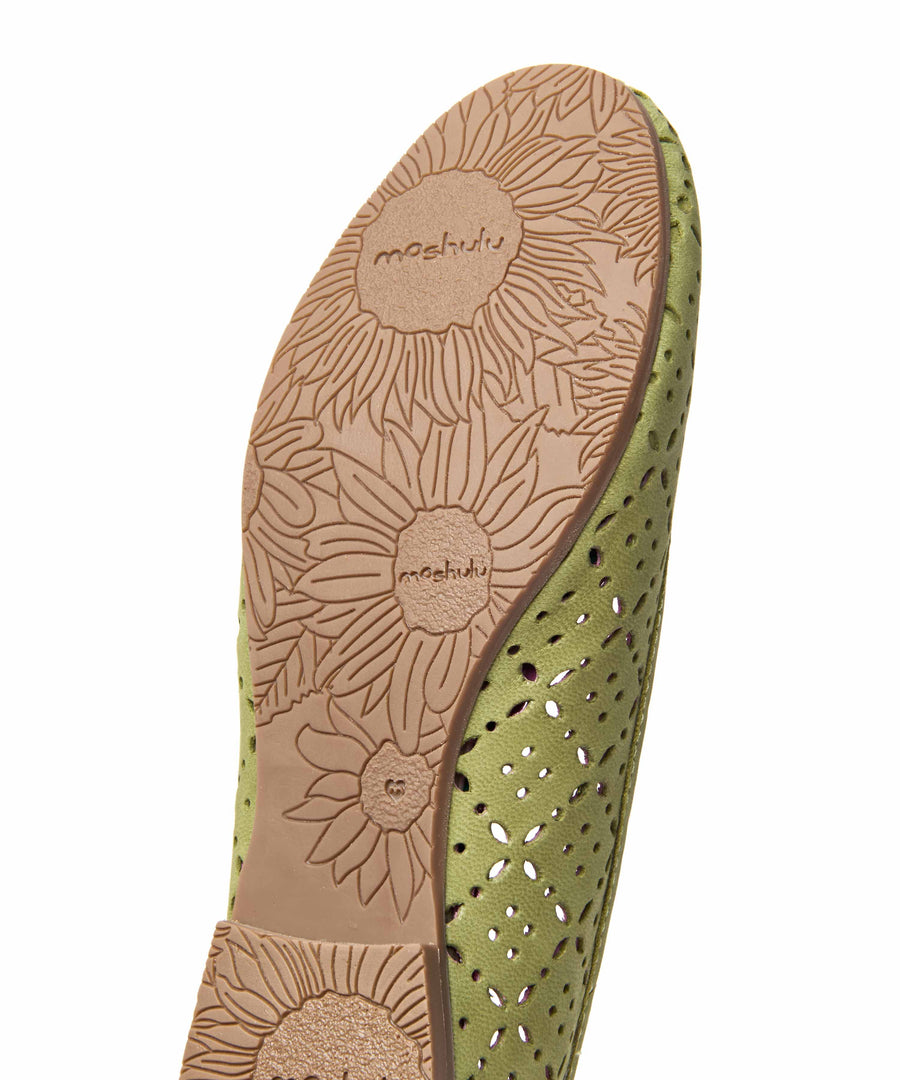 SENARA LICHEN GREEN NUBUCK