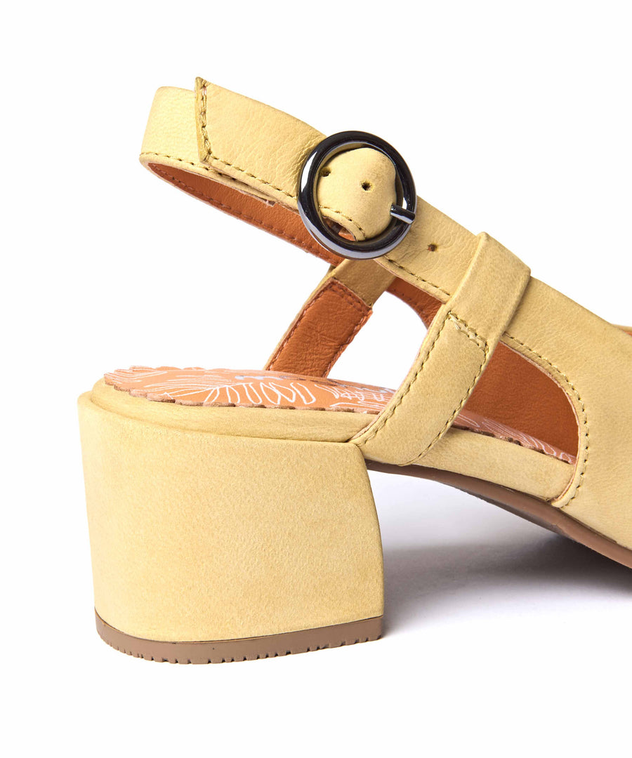 EMIKO PRIMROSE YELLOW NUBUCK