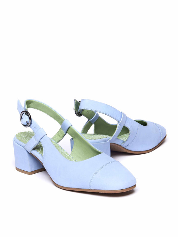 EMIKO CORNFLOWER BLUE NUBUCK