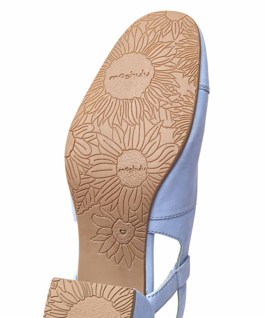 EMIKO CORNFLOWER BLUE NUBUCK