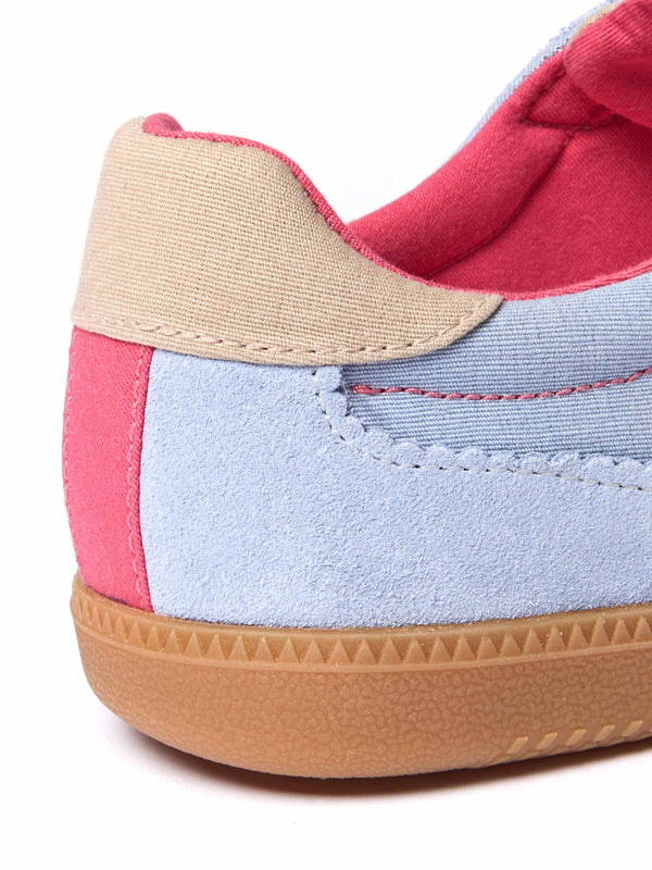 MARGOT CORNFLOWER BLUE/ECRU BEIGE