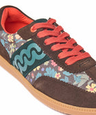 MARGOT BROWN ACORN PRINT SUEDE