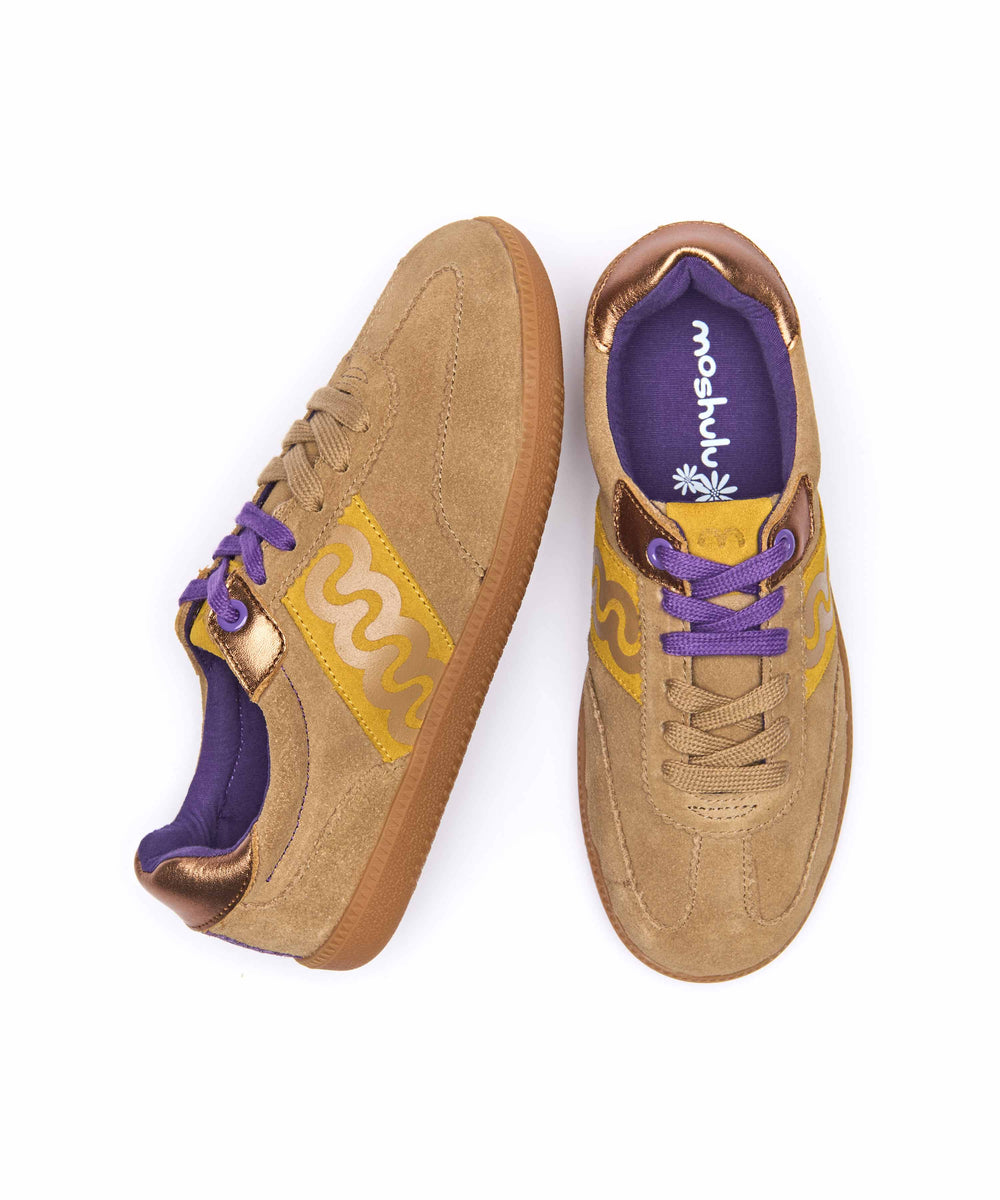 MARGOT HONEY TAN SUEDE