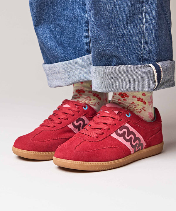 MARGOT RED SUEDE