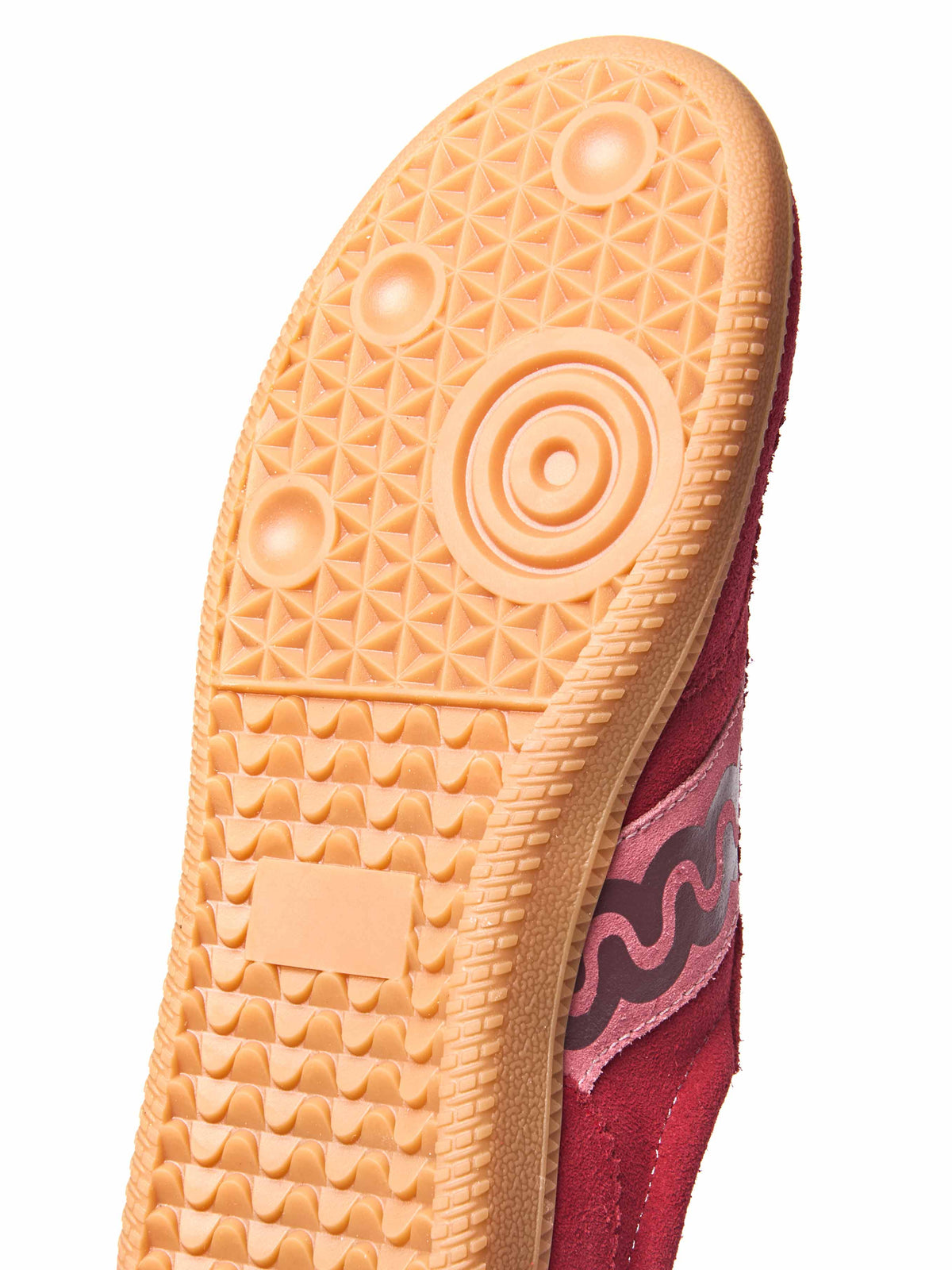 Red sporty lace up trainers - MARGOT RED SUEDE