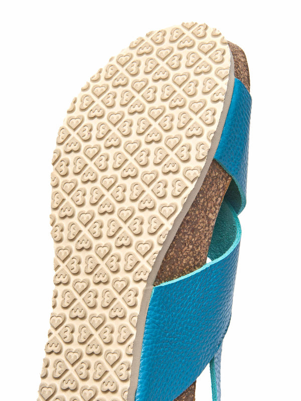 HARLYN MARINE TEAL LEATHER