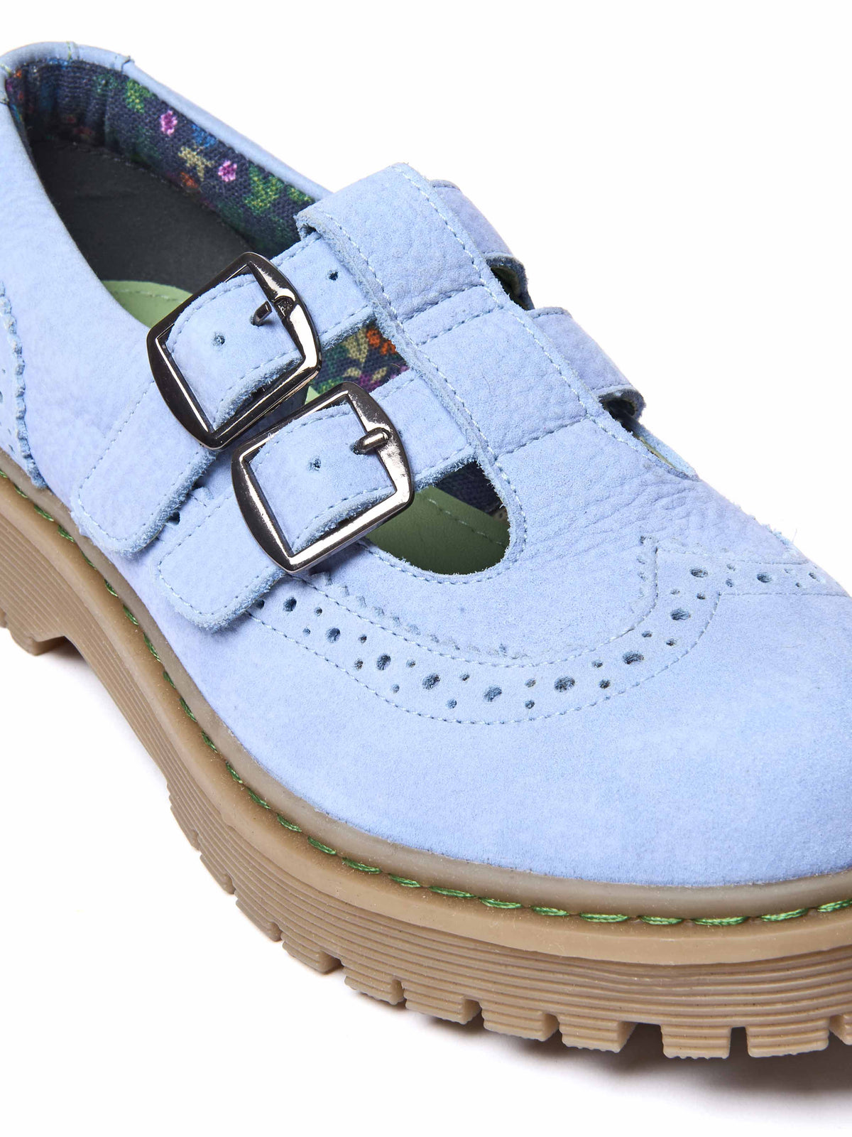 CALTHIA CORNFLOWER BLUE NUBUCK