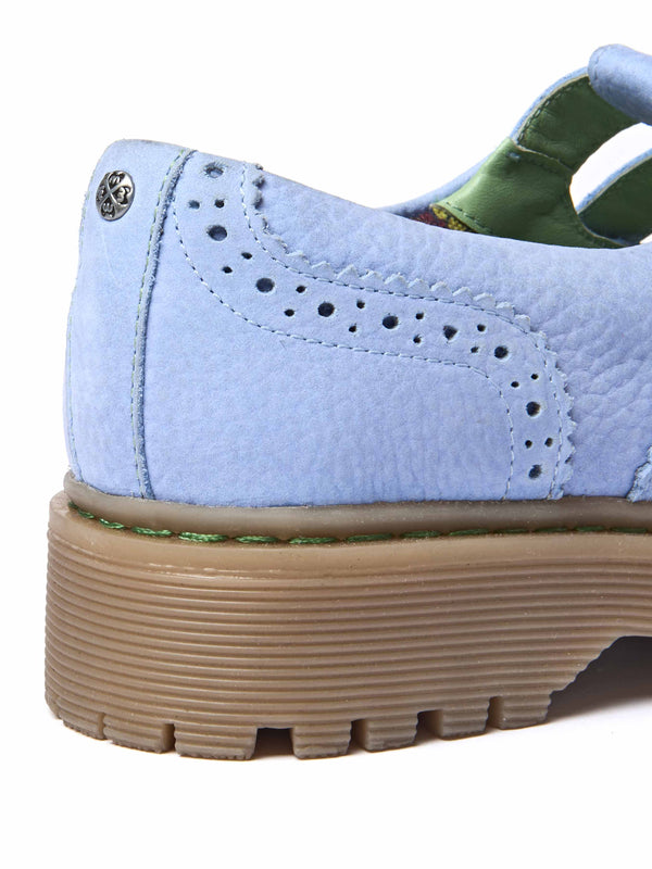 CALTHIA CORNFLOWER BLUE NUBUCK