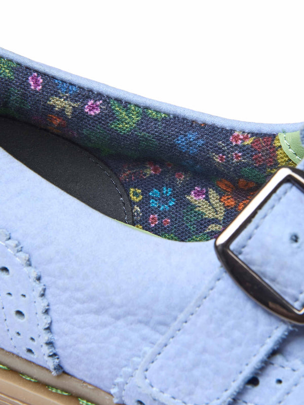 CALTHIA CORNFLOWER BLUE NUBUCK